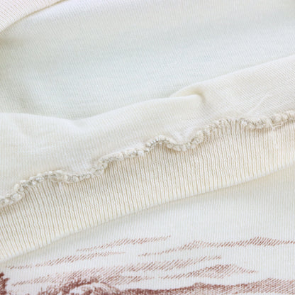 Vintage 1978 "Sea Otter And Pup" Light Beige Single Stitch BELTON Tee USA Made (S)