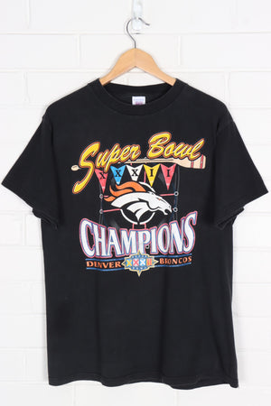 NFL 1998 SUPER BOWL Logo 7 Broncos Champion Tee (M)