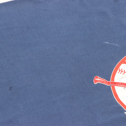 Vintage 1988 YANKEES NYC USA Made Single Stitch Navy Baseball T-Shirt (XL) Vintage Sole Melbourne