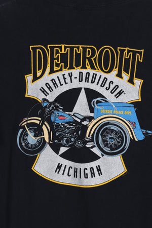 HARLEY DAVIDSON Michigan Motorbikes Colourful Tee (L)