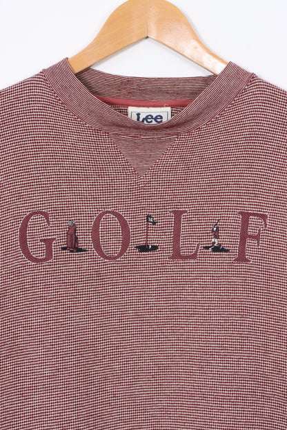 Golf Embroidered LEE SPORT Knit Sweatshirt (XL)
