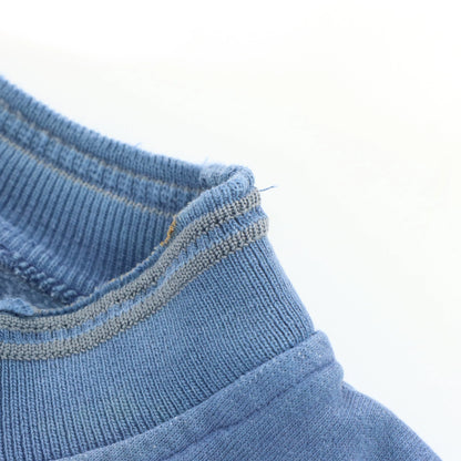 90s QUICKSILVER Embroidered Vintage Blue USA Made Surf Sweatshirt (L)