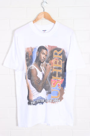 Usher 2004 'The Truth' Tour ft. Kanye West Front Back T-Shirt (L) - Vintage Sole Melbourne