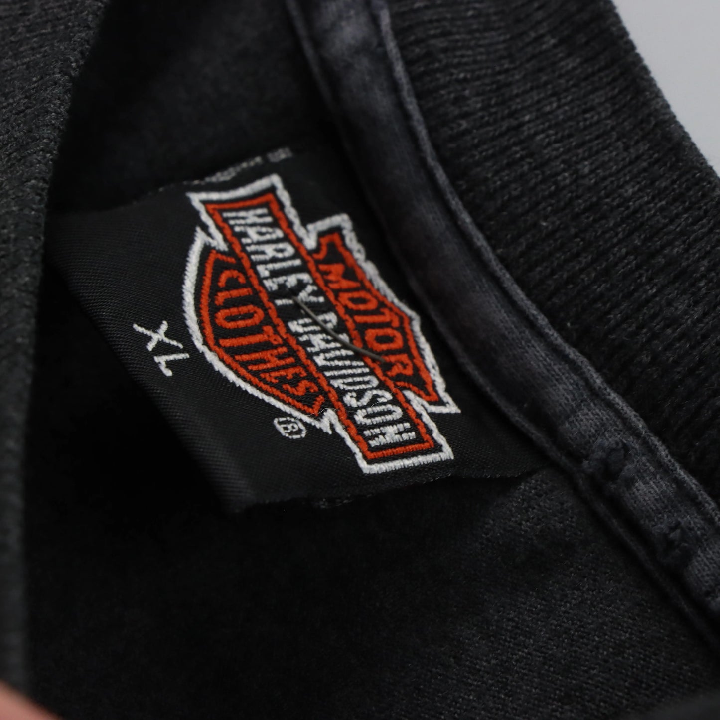 Vintage HARLEY DAVIDSON Eagle Flame 50/50 Single Stitch Motorcycle T-Shirt (XL)