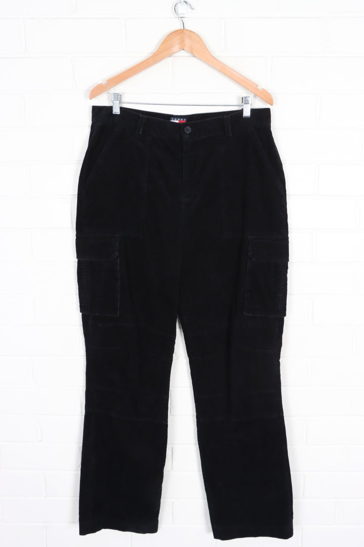 Vintage 1990s Fila Baggy Black Sweatpants Size XXL / Elastic Waist
