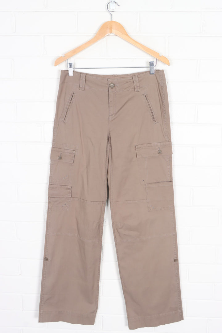 BANANA REPUBLIC Tan Cargo Pants (Women's 8)