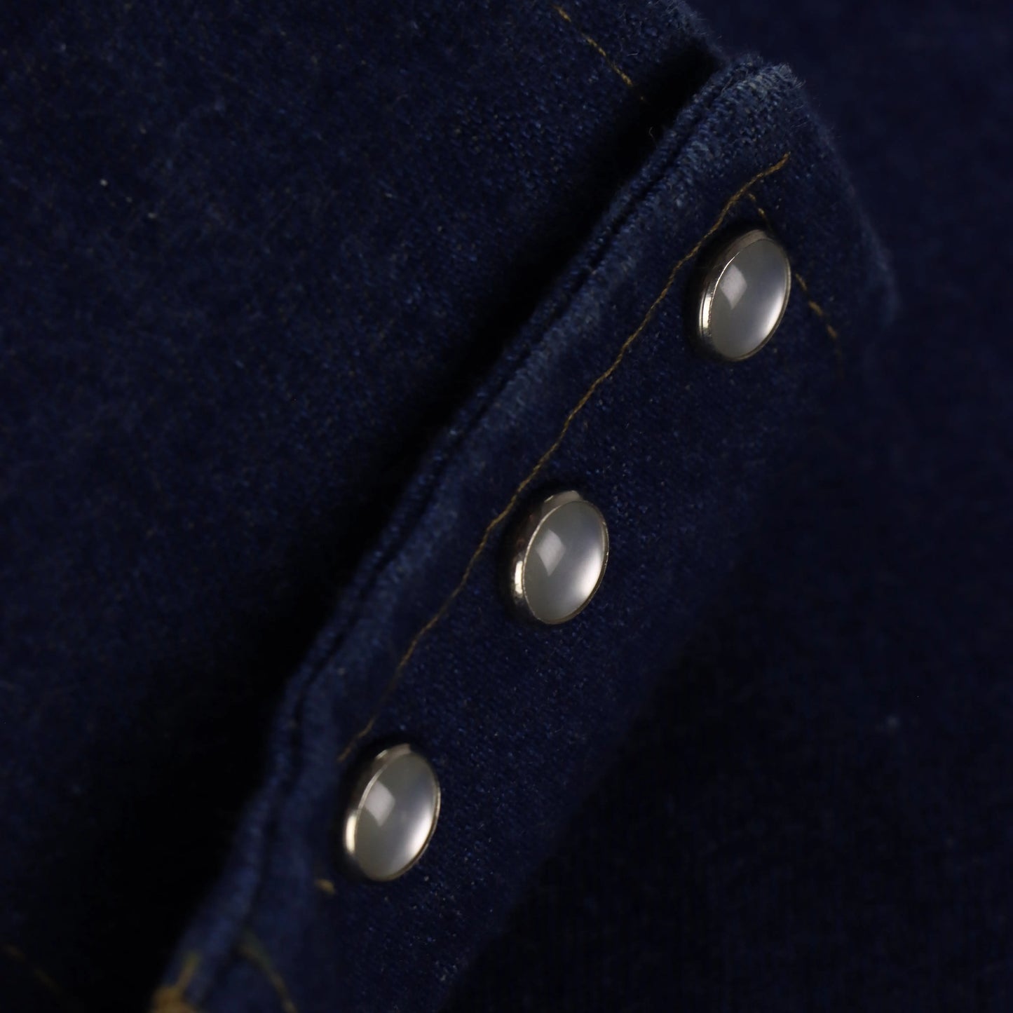 Vintage STALLION Western Pearl Snap Denim Button Up Long Sleeve Shirt (XXL)