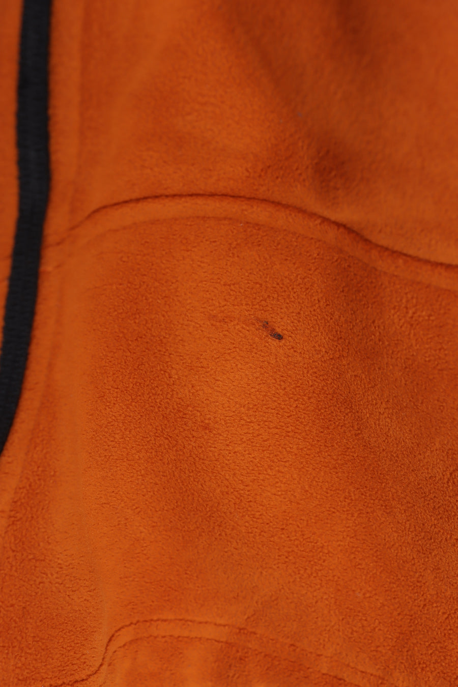 TIMBERLAND Burnt Orange & Black Panel Fleece Vest (XL)