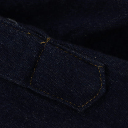 Vintage STALLION Western Pearl Snap Denim Button Up Long Sleeve Shirt (XXL)