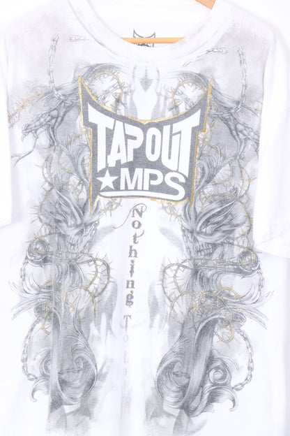 TAP OUT MPS 'Nothing to Lose' Gold Detail Wrestling Tee (XL)