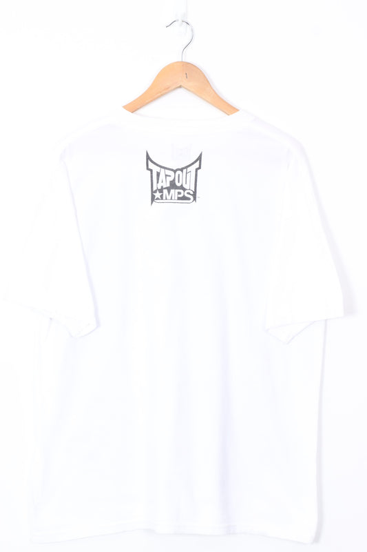 TAP OUT MPS 'Nothing to Lose' Gold Detail Wrestling Tee (XL)