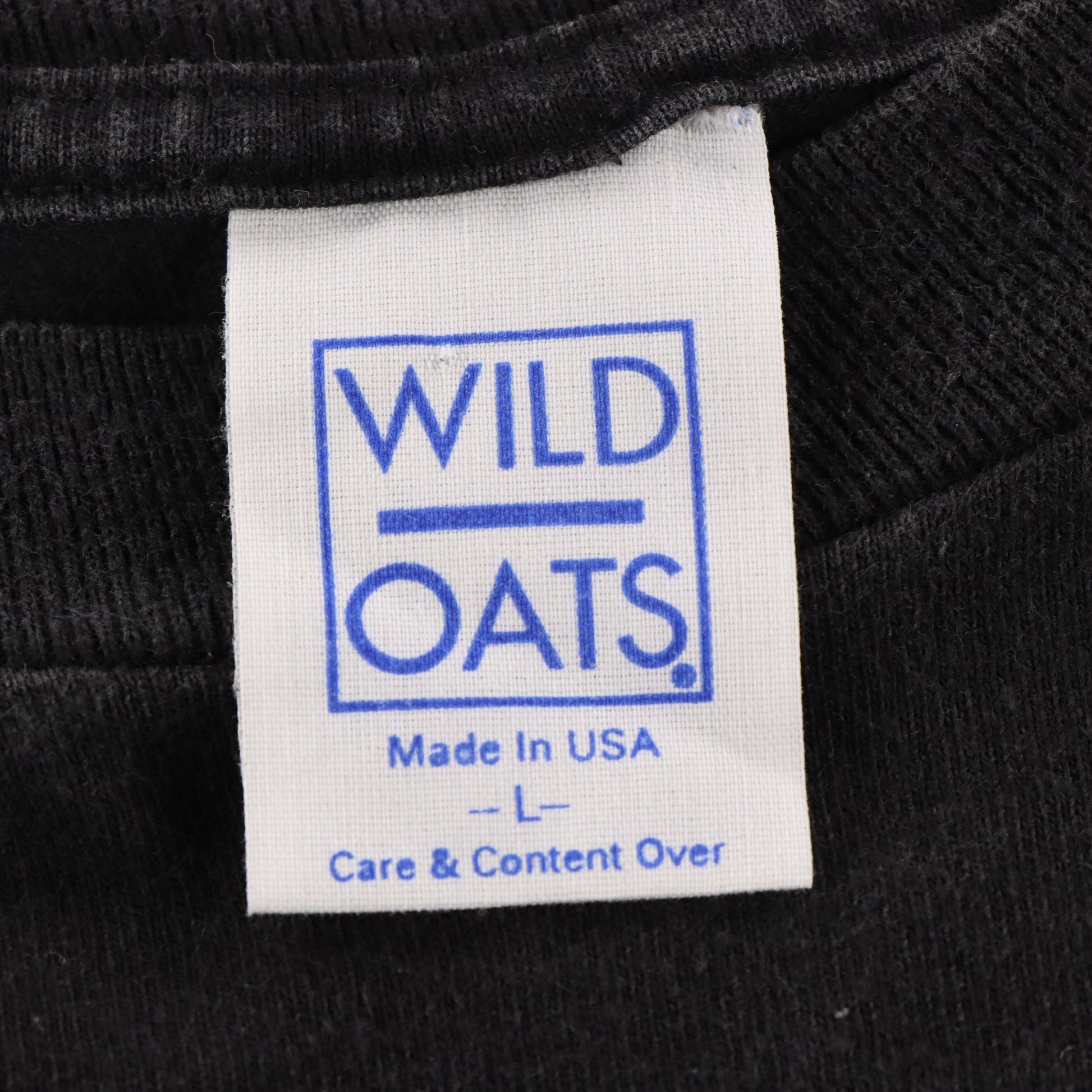 Vintage 1995 Budweiser "This Bud's For You" WILD OATS Single Stitch Black T-Shirt USA Made (L) Vintage Sole Melbourne