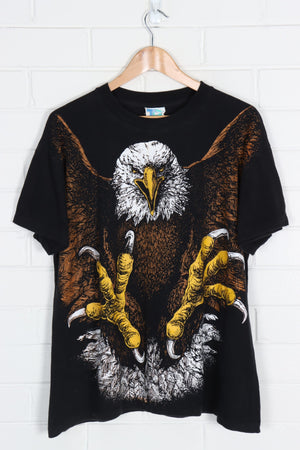 Bald Eagle All Over Single Stitch T-Shirt (XL)