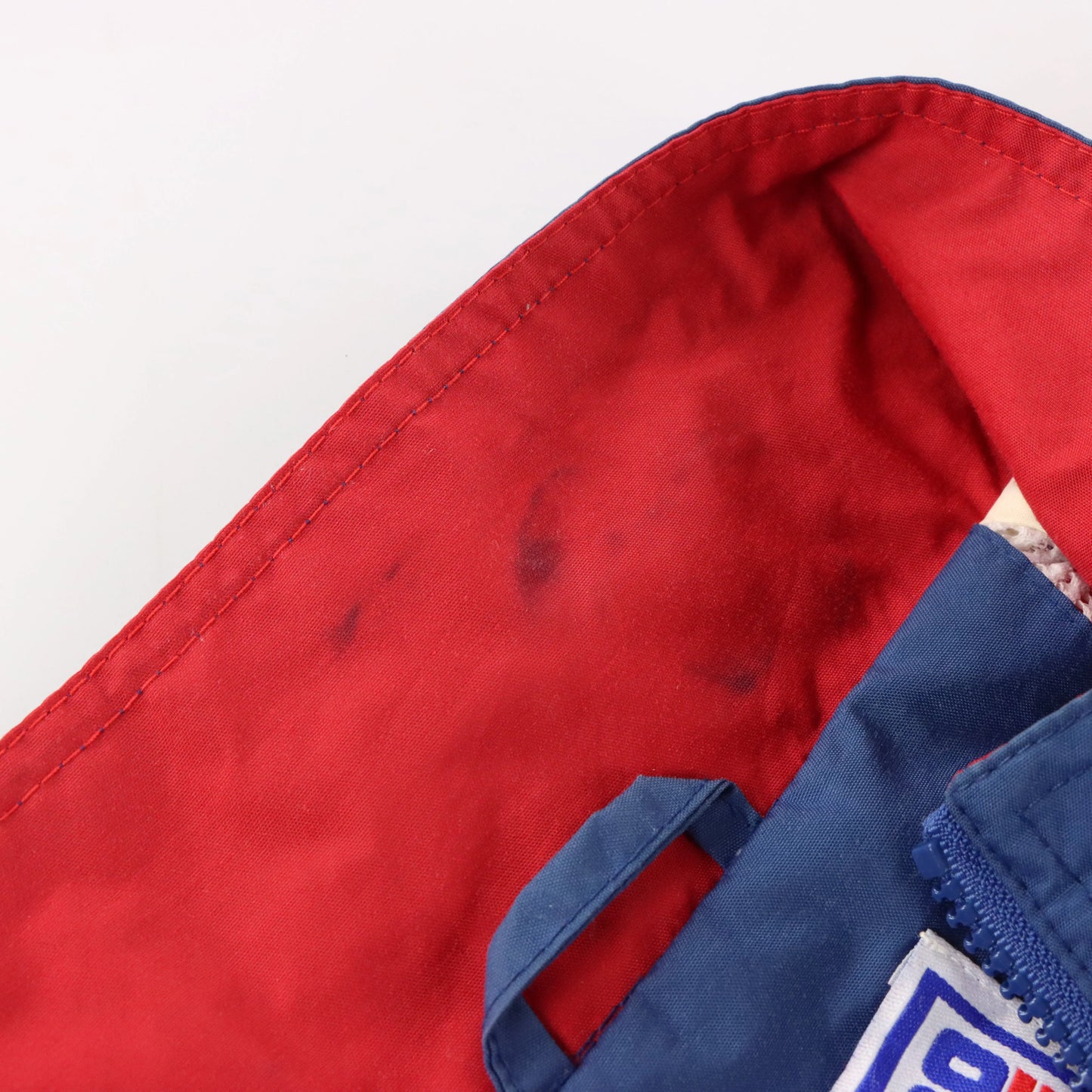 Vintage REEBOK 'NFL Pro Line' New England Patriots Embroidered Logo Windbreaker Jacket (XXL)