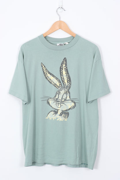LOONEY TUNES Bugs 'What's Up? Portrait Cartoon Tee (XL)