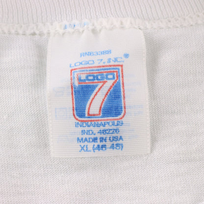 Vintage LOGO 7 Boston Celtics Basketball USA Made White NBA Tee (L) Vintage Sole Melbourne
