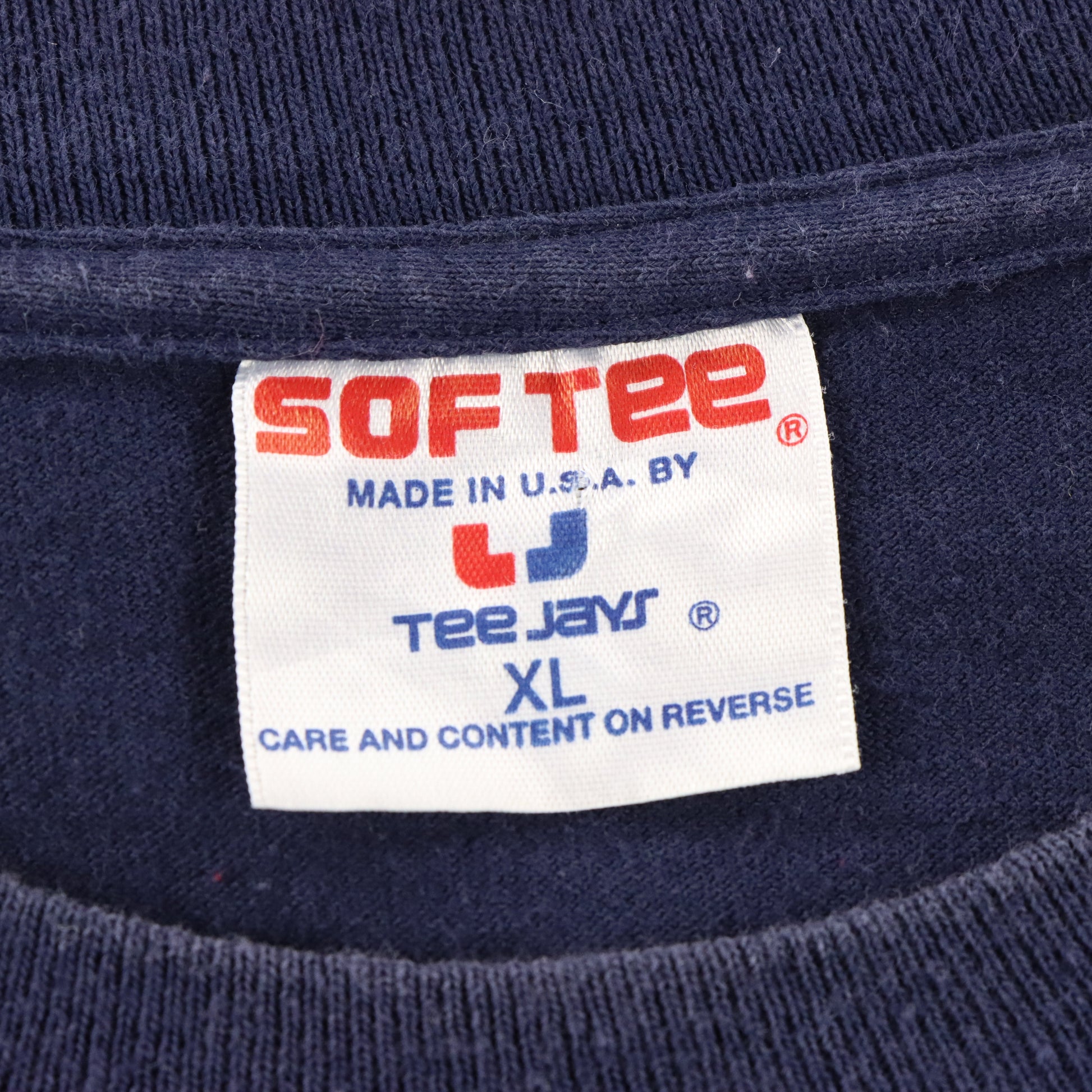 Vintage 1997 Budweiser Beer & Frogs "This Bud's For You!" Navy Single Stitch Tee USA Made (XL) Vintage Sole Melbourne
