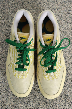 NIKE AIR MAX 1 'Lemonade' CJ0609 700 Lemon Print Sneakers (10