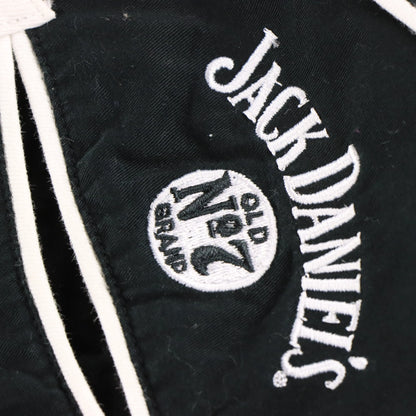 Vintage JACK DANIELS Western Snap Button  Black & White Long Sleeve Shirt (XXL)