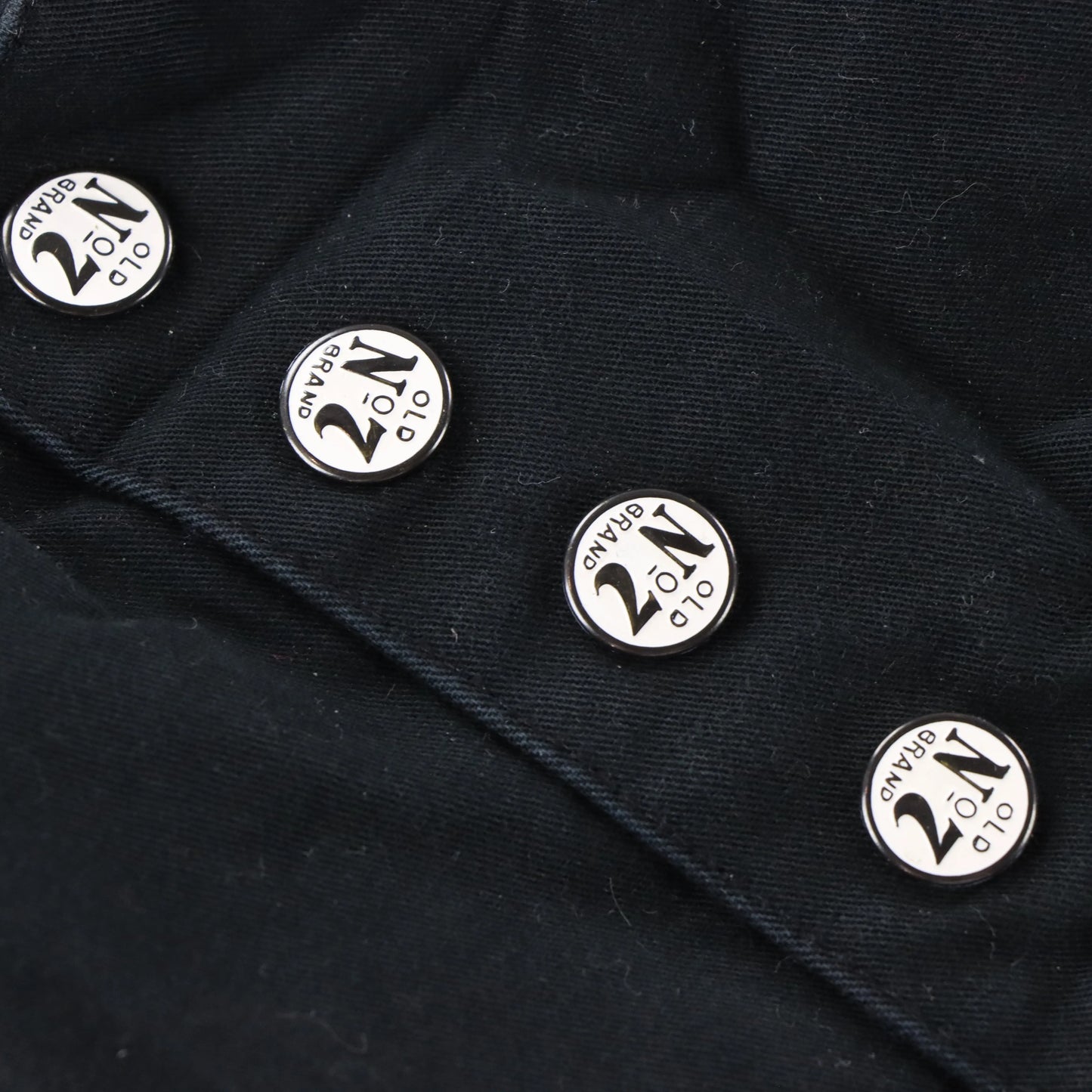 Vintage JACK DANIELS Western Snap Button  Black & White Long Sleeve Shirt (XXL)