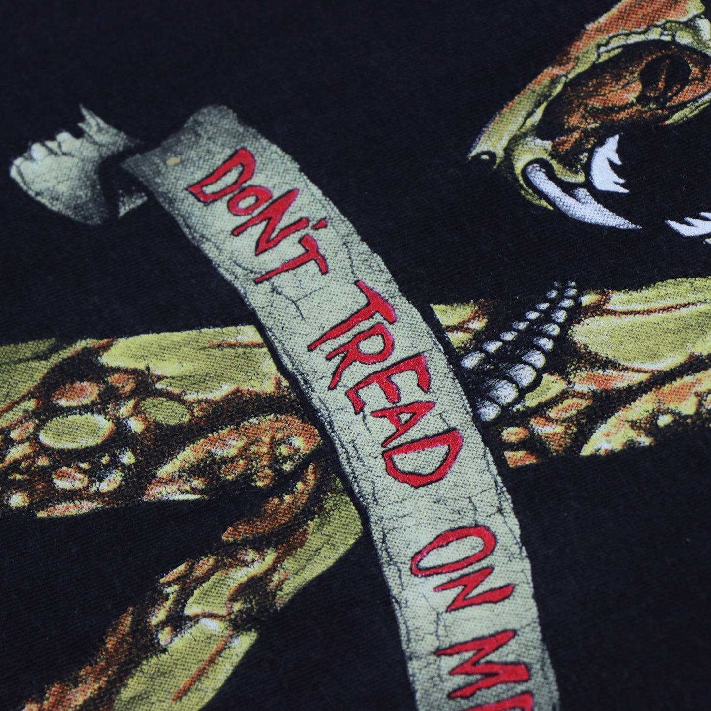 Vintage METALLICA 1991 'Don't Tread On Me' Single Stitch Band T-Shirt (L) Vintage Sole Melbourne