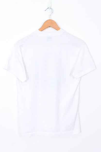 'If Only I Had a Brain' Scarecrow USA Made 50/50 White T-Shirt (M)