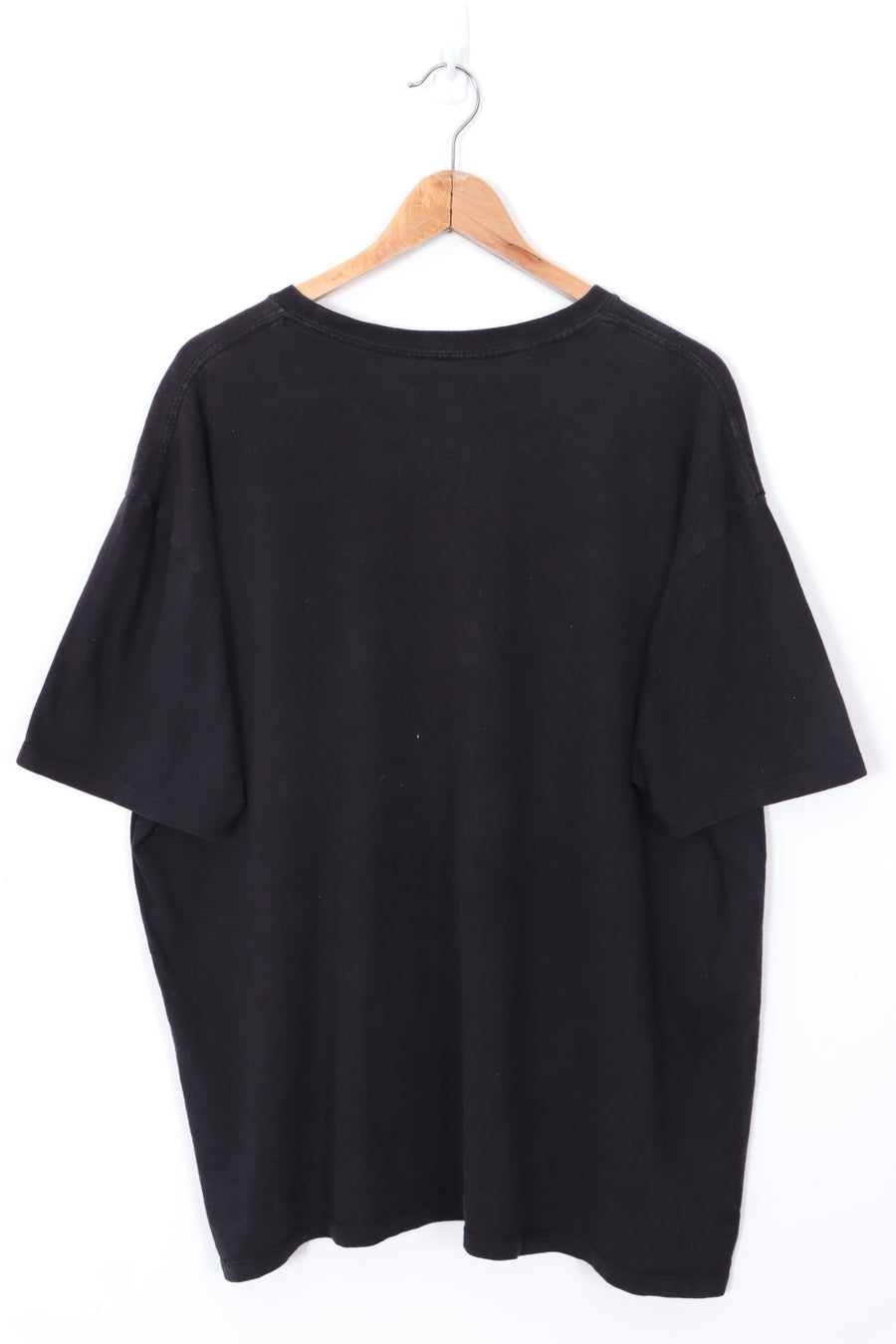 AVIREX Y2K Style Skull Front Design Black T-Shirt (L)