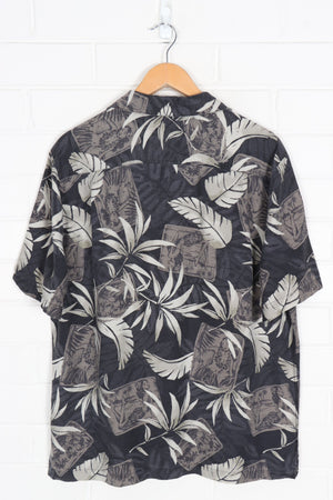 Hawaiian Girls Silk Short Sleeve Shirt (L-XL)