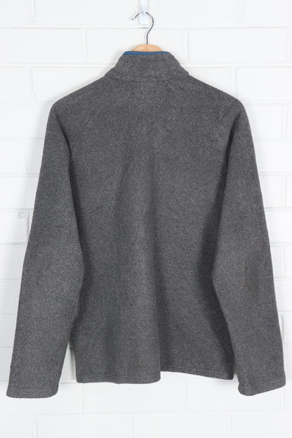 PATAGONIA Grey & Blue Pocket Zip Up Fleece (M)