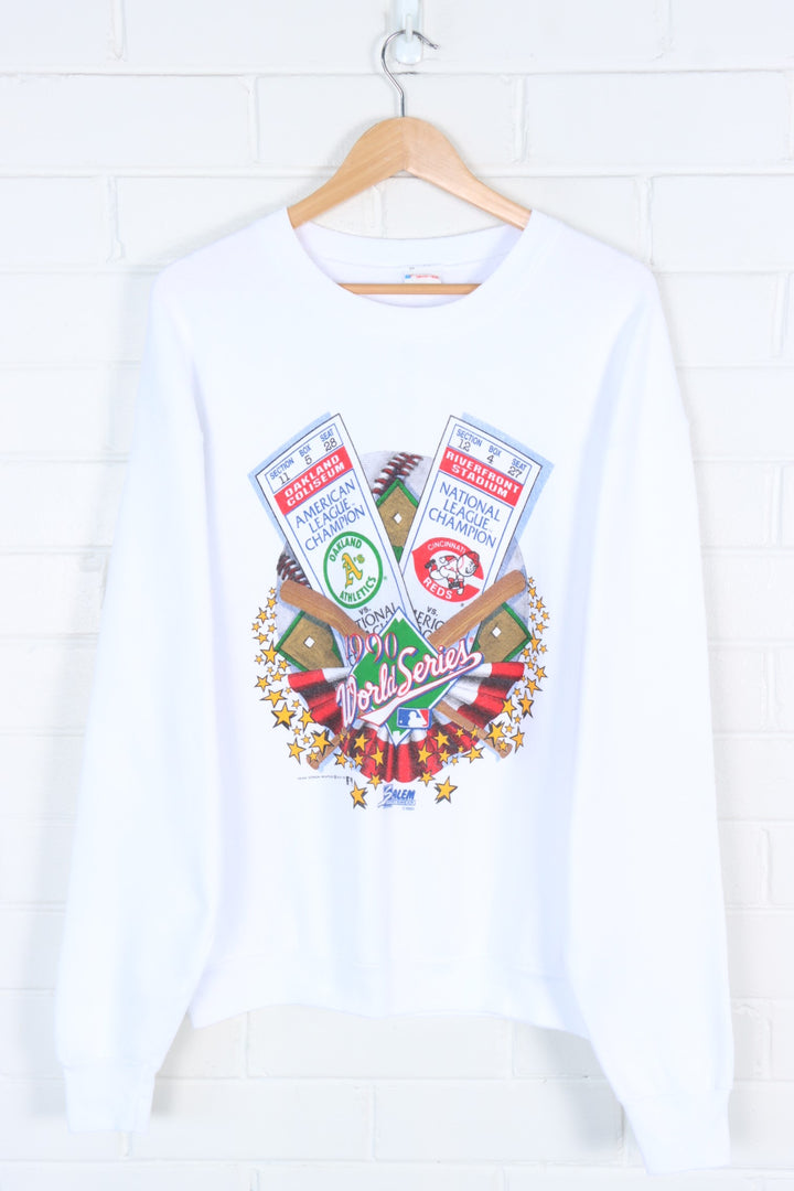 1990 Vintage World Series NBA Baseball Sweatshirt (XL)