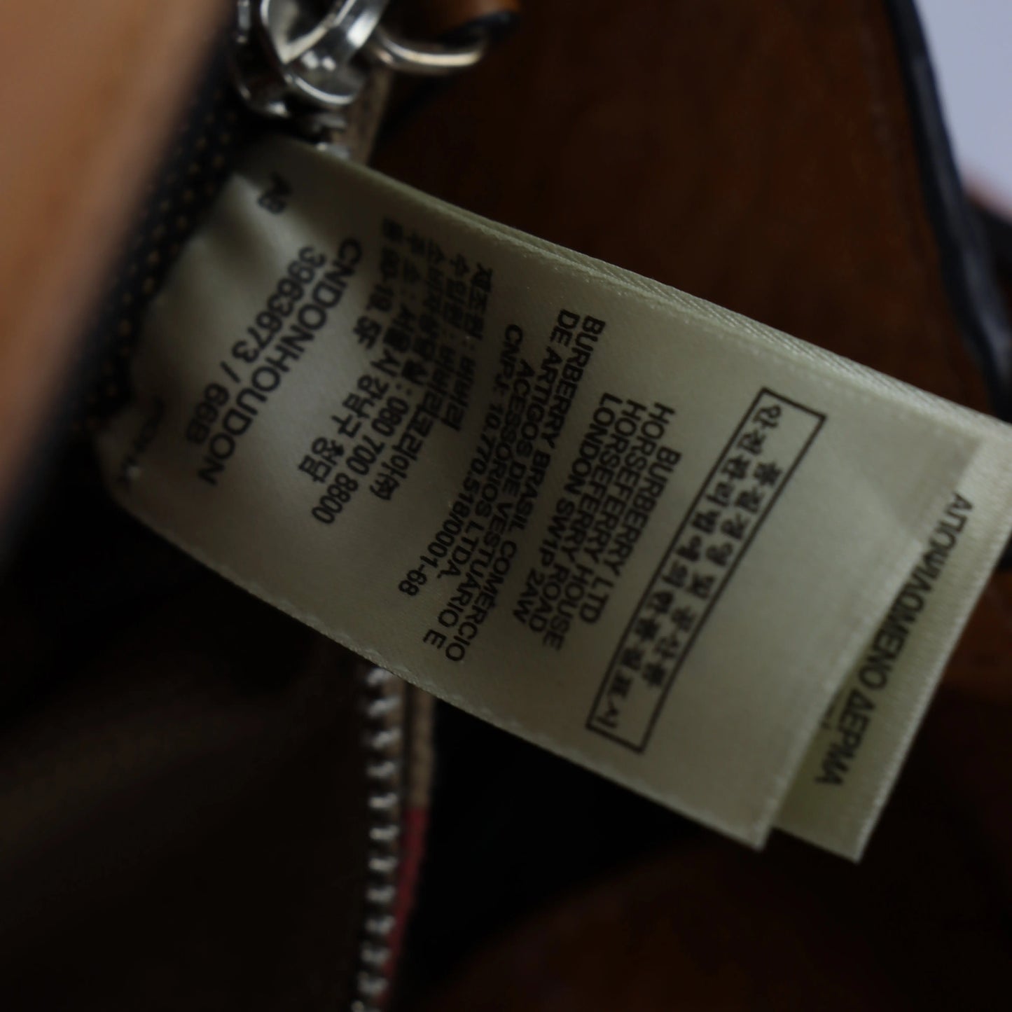 Vintage BURBERRY Leather & Check Canvas Maidstone Tote Bag