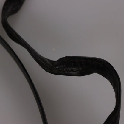 GUCCI Micro Logo Pebbled Leather Round Black Crossbody Bag