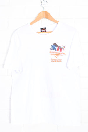 Las Vegas HARLEY DAVIDSON CAFE Front Back Eagle T-Shirt (M)