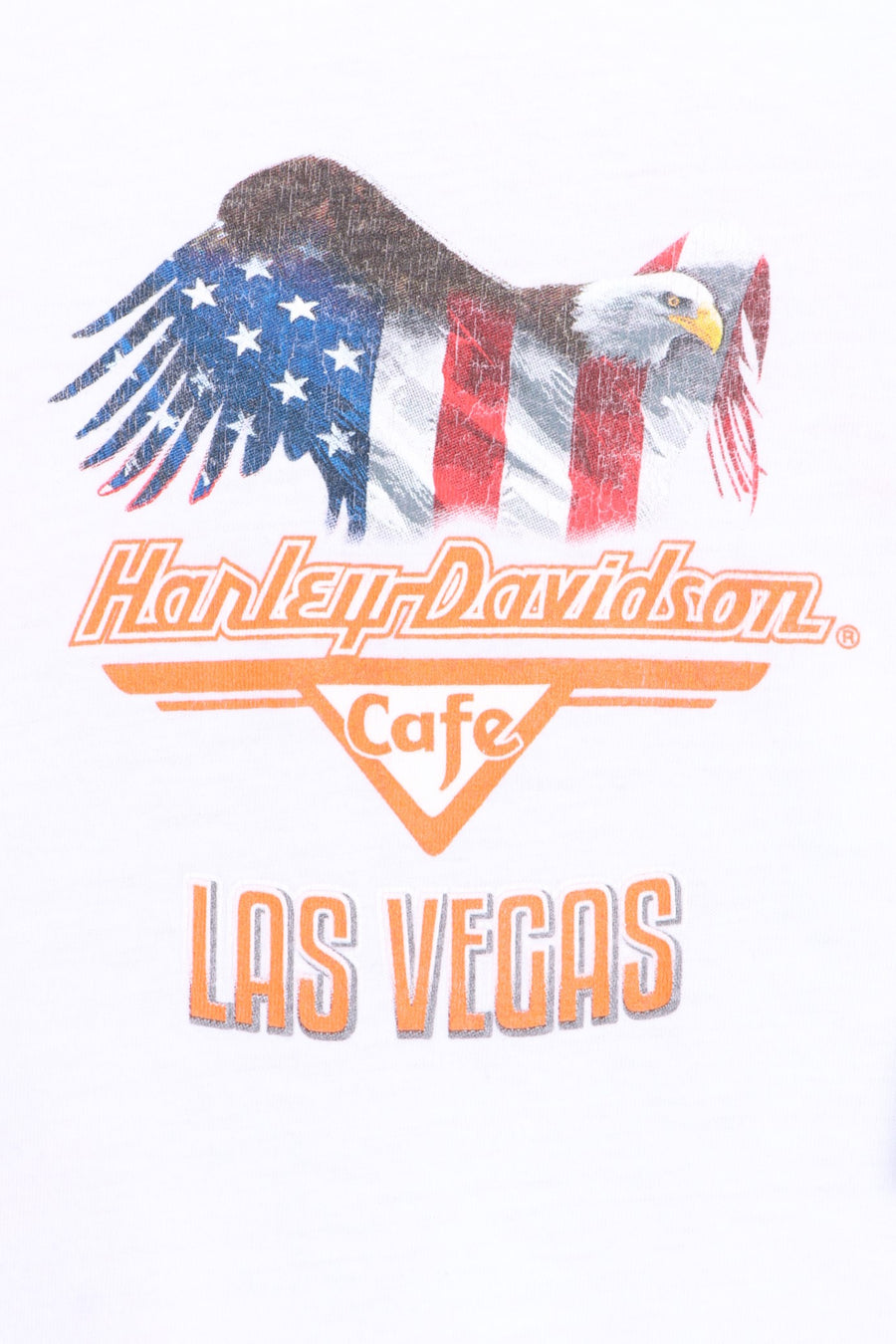 Las Vegas HARLEY DAVIDSON CAFE Front Back Eagle T-Shirt (M)