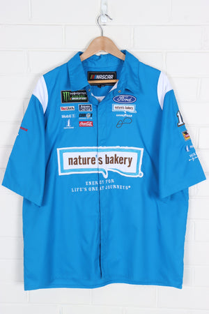 NASCAR Stewart Haas Racing Nature's Bakery Embroidered Racing Shirt (XXL)