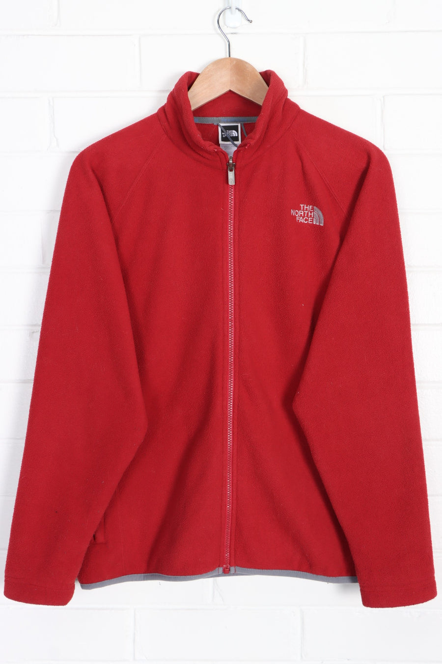 THE NORTH FACE Red Lightweight Fleece Jacket (L)