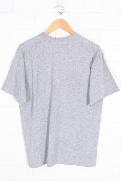 NIKE Grey Classic Swoosh Logo Tee (M-L)