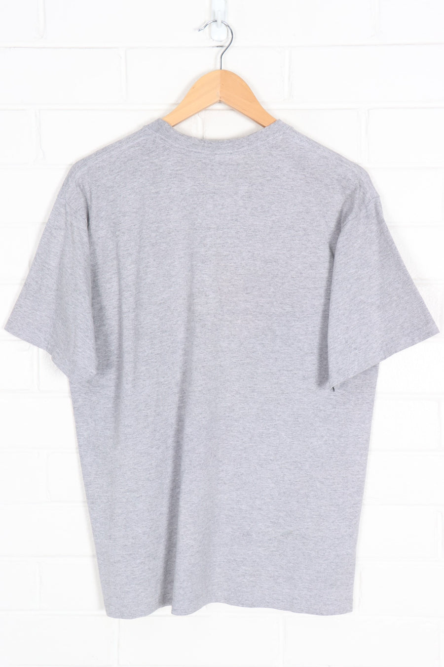 NIKE Grey Classic Swoosh Logo Tee (M-L)