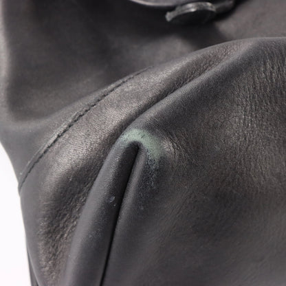 COACH 9791 Black Leather Turnlock Clasp Backpack USA Made