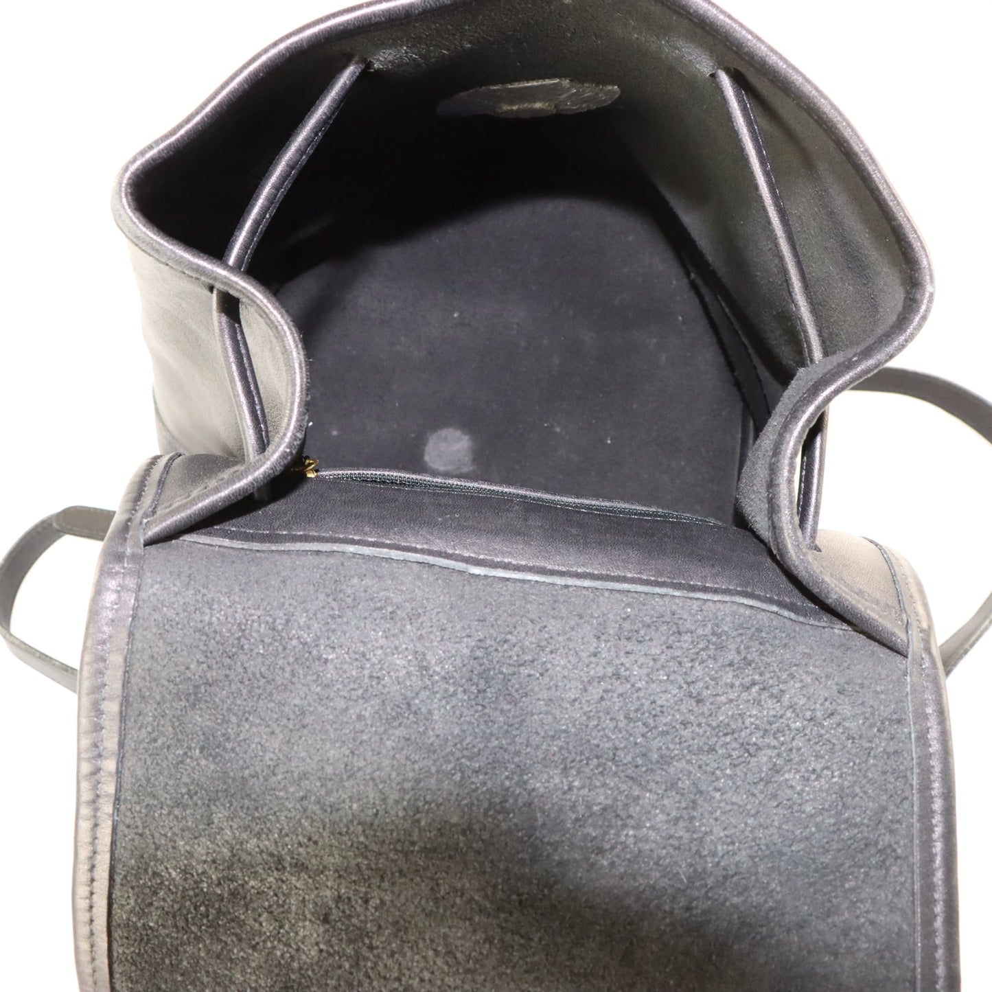 COACH 9791 Black Leather Turnlock Clasp Backpack USA Made