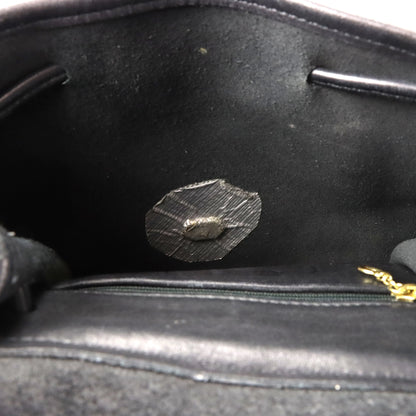 COACH 9791 Black Leather Turnlock Clasp Backpack USA Made