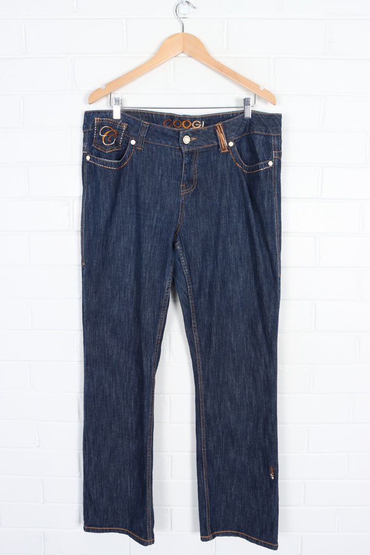 COOGI Embroidered Dark Wash Y2K Jeans (18)