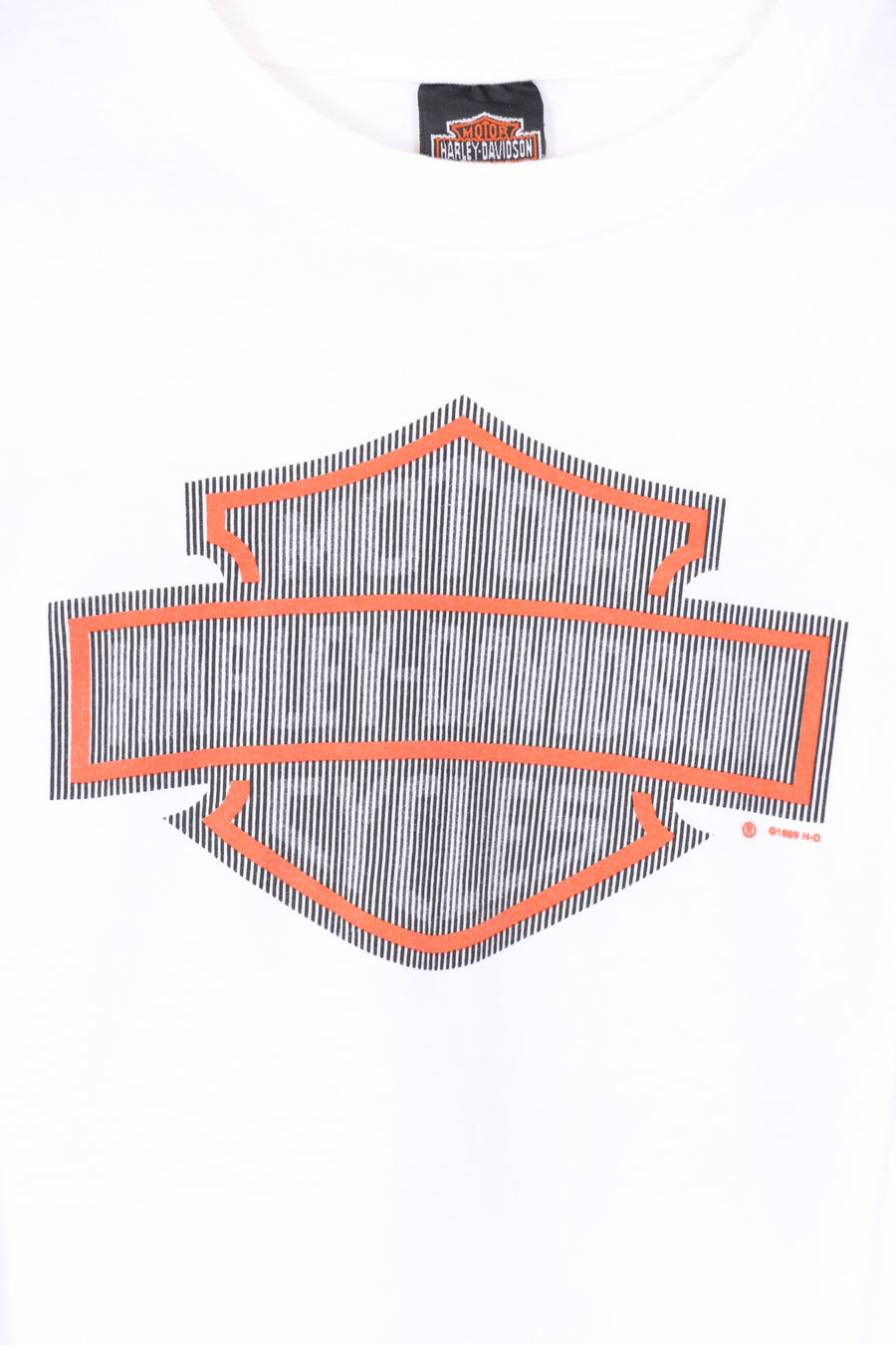1999 Vintage HARLEY DAVIDSON Optical Illusion Long Sleeve Tee (M-L)