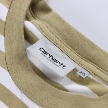 Vintage CARHARTT Scotty Pocket Logo Ammonite & White Stripe T-Shirt (XXL) Vintage Sole Melbourne