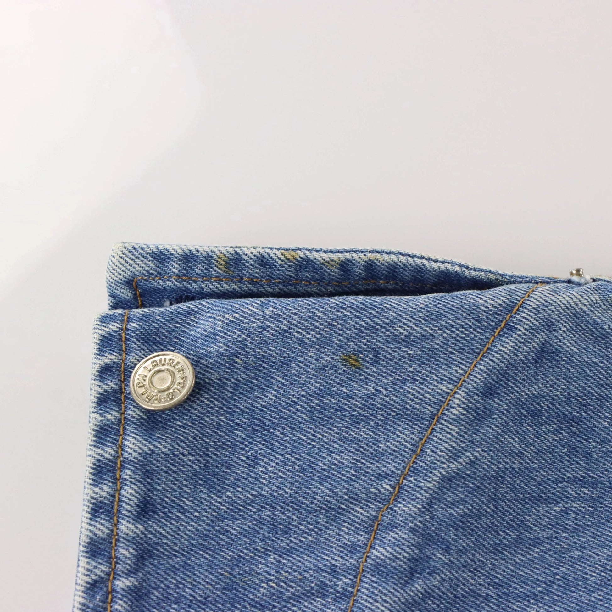 RALPH LAUREN Vintage American Flag Patch 80s 90s Denim Jacket (M-L) Vintage Sole Melbourne