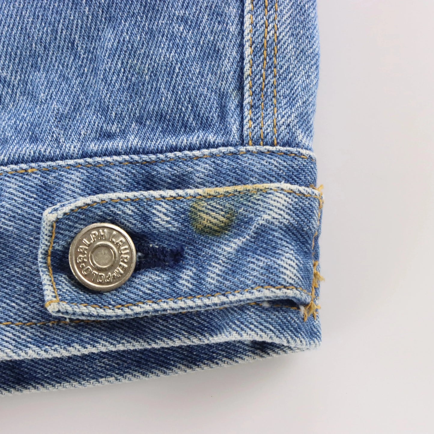 RALPH LAUREN Vintage American Flag Patch 80s 90s Denim Jacket (M-L) Vintage Sole Melbourne