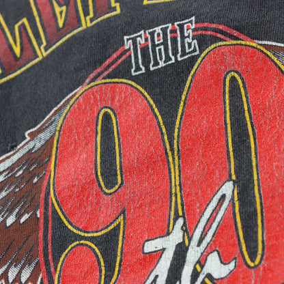 Vintage 1992 HARLEY DAVIDSON "The 90th Anniversary" Single Stitch T-Shirt USA Made (M)