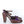 MIU MIU Velvet Bow Brown Leather Mary Jane Heels (37)