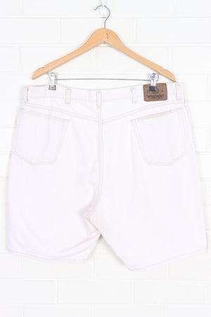 Vintage WRANGLER White Denim Shorts (42)