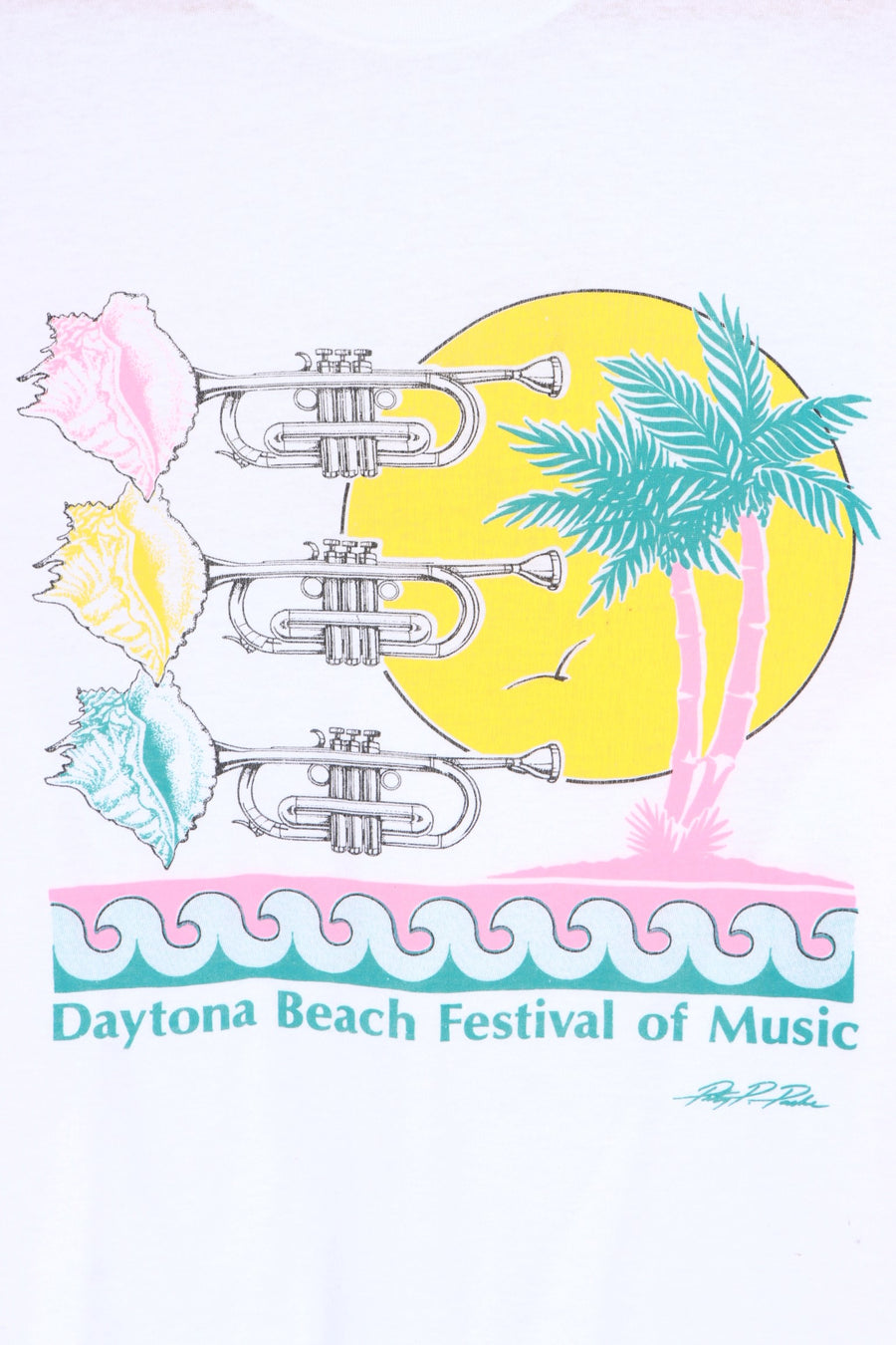 Daytona Beach Music Festival Single Stitch T-Shirt USA Made (L)